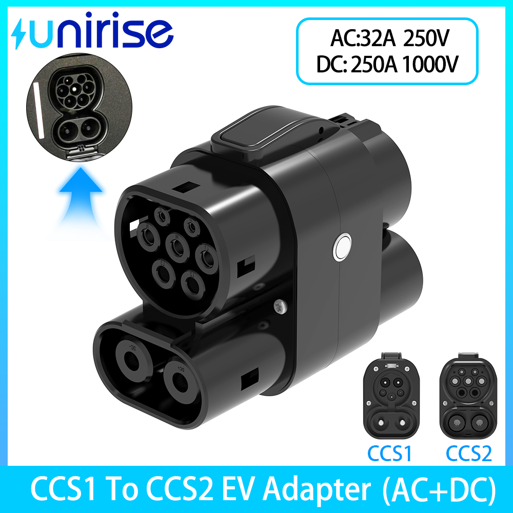 CCS1 to CCS2 EV Adapter AC+DC  - đánh giá và giá Ccs2 To Ccs1 Fast Charge Adapter 250Kw