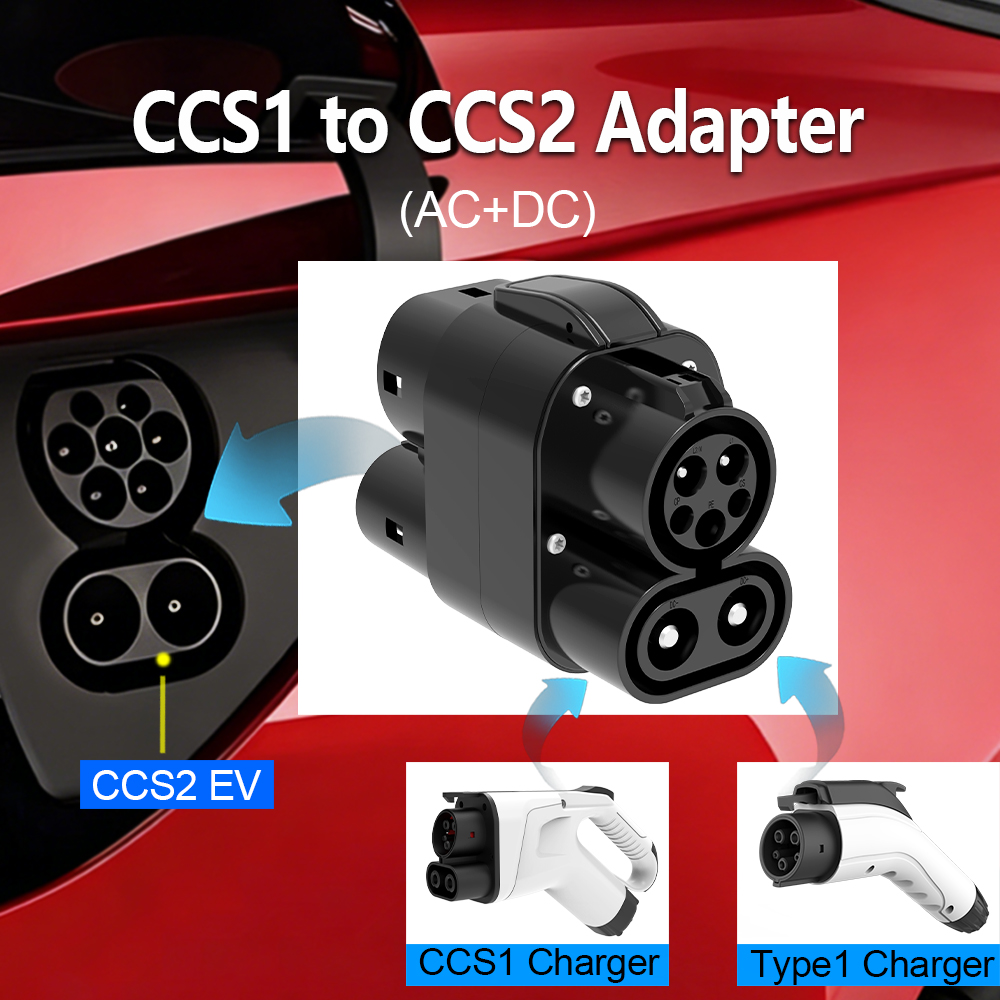 CCS1 to CCS2 EV Adapter AC+DC  - đánh giá và giá Ccs2 To Ccs1 Fast Charge Adapter 250Kw