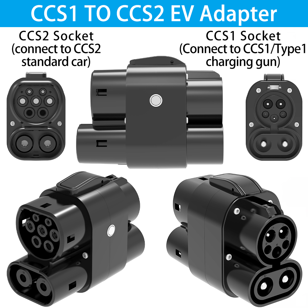 CCS1 to CCS2 EV Adapter AC+DC  - đánh giá và giá Ccs2 To Ccs1 Fast Charge Adapter 250Kw