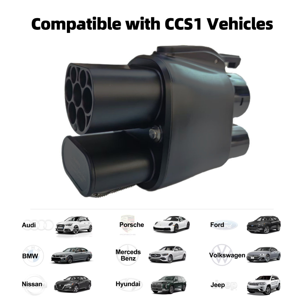 EV Adapter CCS2 to CCS1 DC AC  - đánh giá và giá Ccs2 To Ccs1 Fast Charge Adapter 250Kw